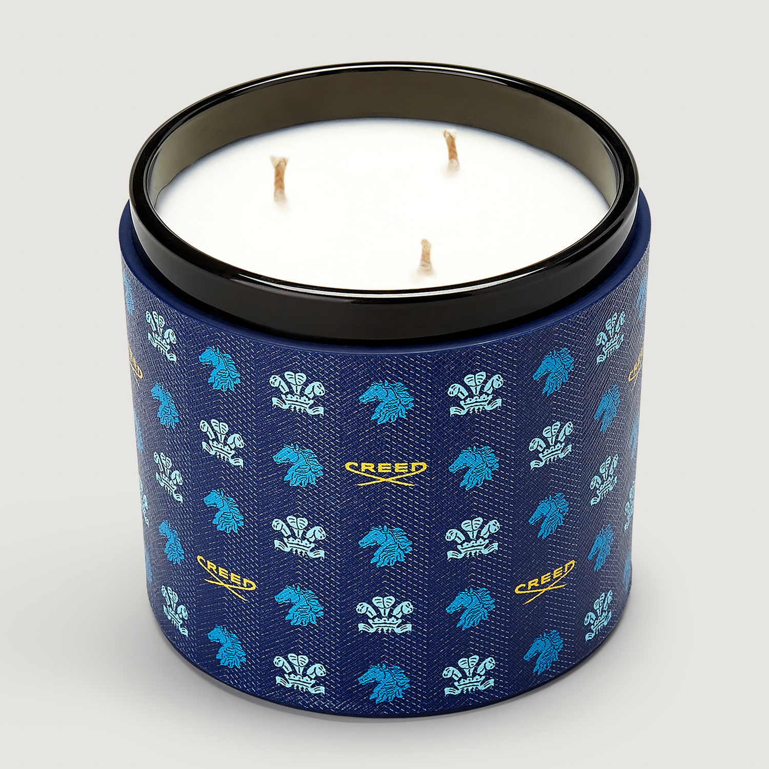 Birmanie Oud Blue Leather Candle